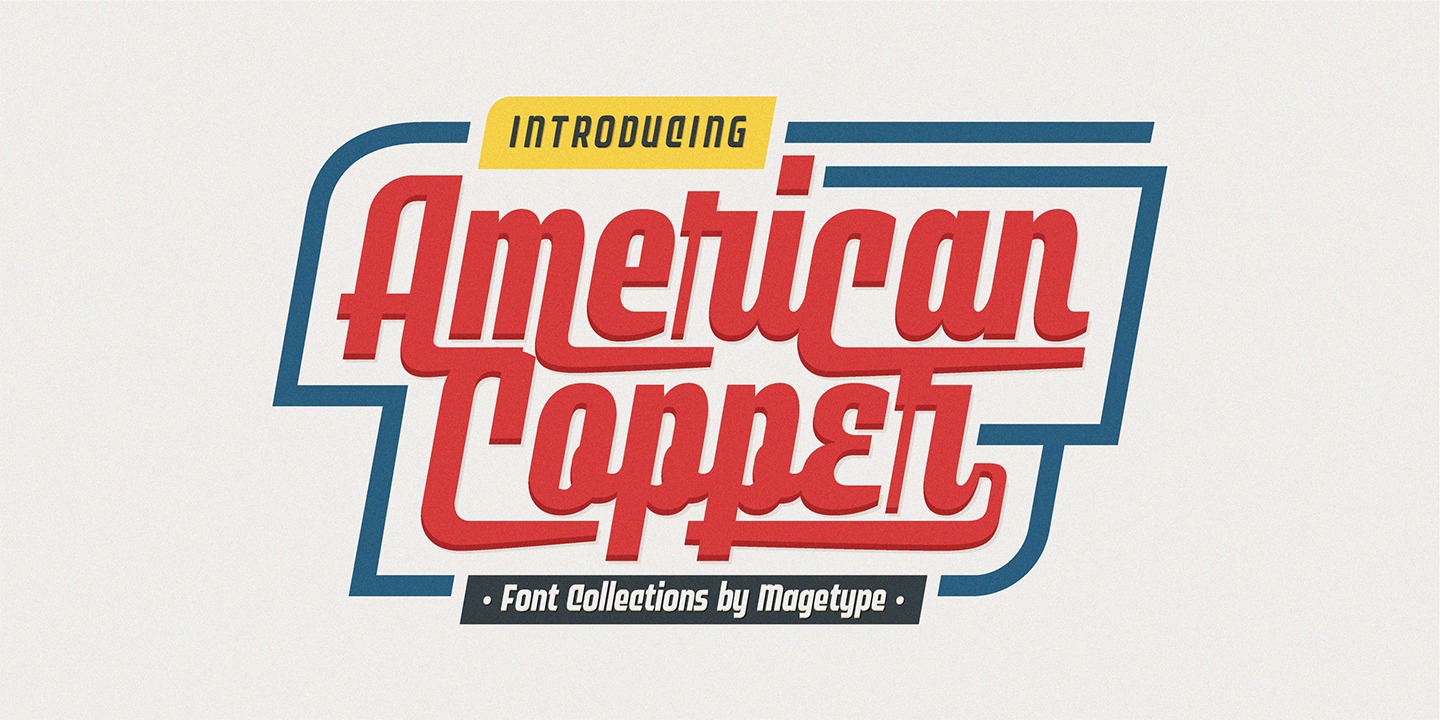 Пример шрифта MGT American Copper